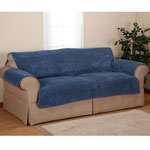Plastic slipcover for couch